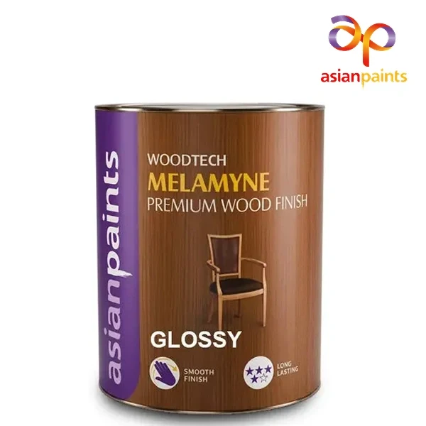 Asian Paints WoodTech Melamyne Gold Clear Glossy
