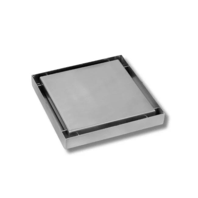 Futura Stainless-Steel Tile-Insert Floor Drain
